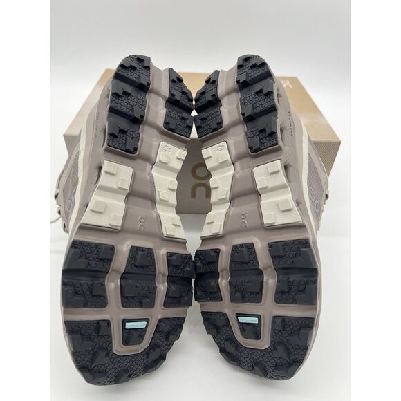 On Cloudvista 2 Women's Waterproof Trail Running Shoes Sand Size 8.5 Fog Cinder - Picture 8 of 9